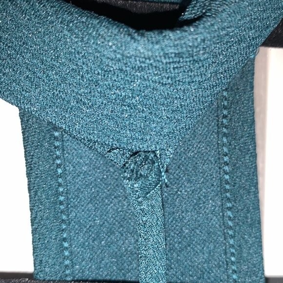 Fashion Nova Hunter Green T Strap Choker Racerback Dress - Picture 4 of 5